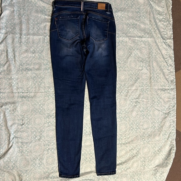 Tiffosi High Rise  Distressed Blue Jeans - Picture 4 of 7